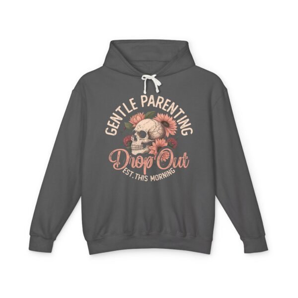 Gentle Parenting Hoodie, Unisex Comfortable Hooded Sweatshirt, Casual Wear, Gift for Moms, Skull Design, Fun and Relaxed Style