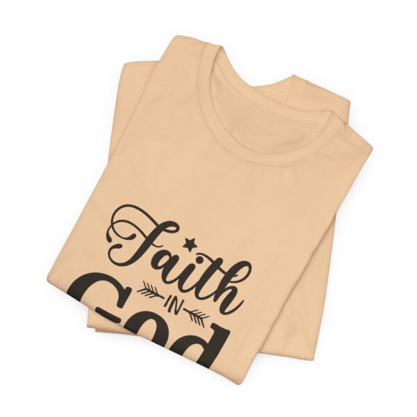 Faith-Inspired Unisex Tee - Motivational Shirt, Religious Apparel, Gift for Believers, Christian T-Shirt, Inspirational Wear - Image 3