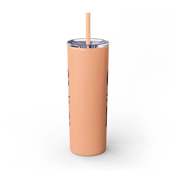 Coffee Kick-In Skinny Tumbler, 20oz | Motivational Drinkware for Daily Boost, Gifts for Coffee Lovers, Travel Mug, Unique Drink [...] - Image 16
