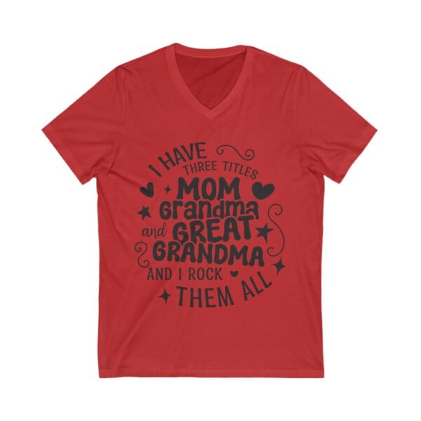 RML Grandma V-Neck Tee | Perfect Gift for Mom, Grandma, and Great Grandma | Cute Family Shirt | Mother's Day, Birthday, Celebration - Image 15