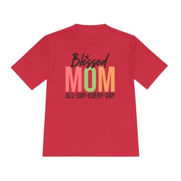 Blessed Mom Unisex Moisture Wicking Tee, Mom Shirt, Fitness Apparel, Mother's Day Gift, Everyday Wear, Active Lifestyle Top - Image 24