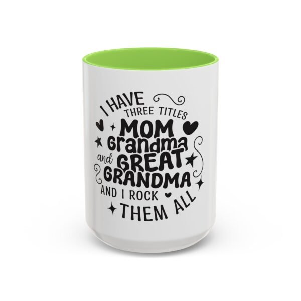 RML Colorful Grandma Mugs | I Have Three Titles | Perfect Gift for Mothers Day, Birthdays, or Just Because | Fun Drinkware - Image 67