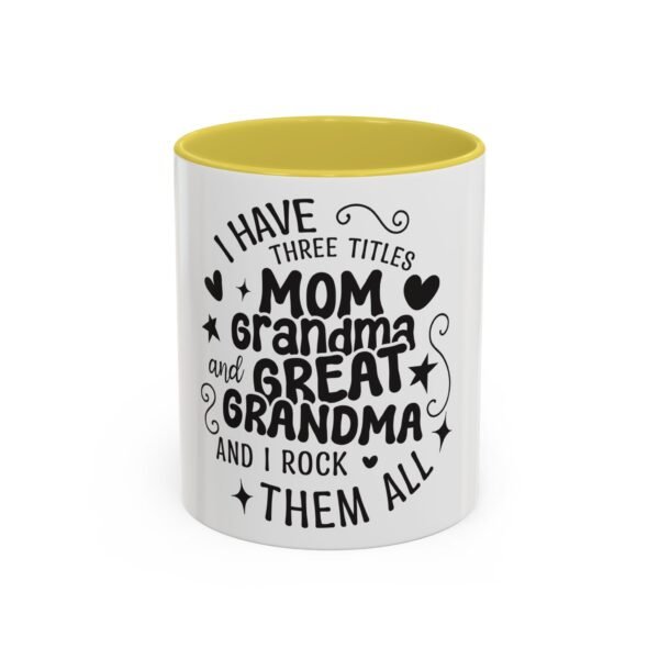 RML Colorful Grandma Mugs | I Have Three Titles | Perfect Gift for Mothers Day, Birthdays, or Just Because | Fun Drinkware - Image 43