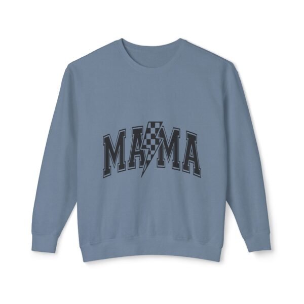 Mama Lightning Bolt Crewneck Sweatshirt - Perfect Gift for Moms, Casual Wear, Family Gatherings, Cozy Outfits, Mother's Day