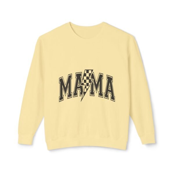 Mama Lightning Bolt Crewneck Sweatshirt - Perfect Gift for Moms, Casual Wear, Family Gatherings, Cozy Outfits, Mother's Day - Image 9