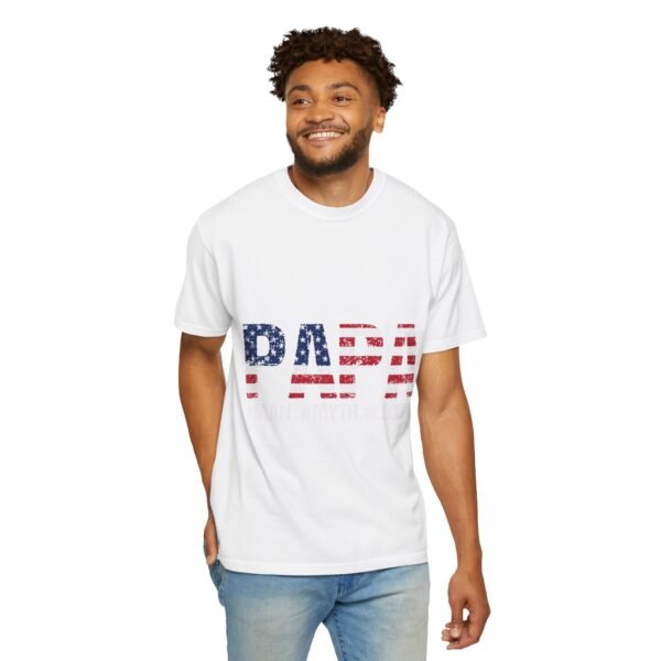 Patriotic Papa T-Shirt, Father's Day Gift, Unisex Tee, Casual Wear, American Flag Shirt, Independence Day Apparel - Image 11