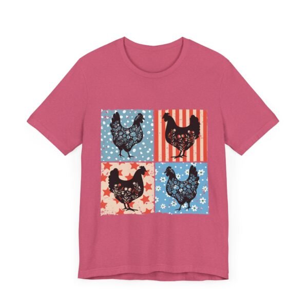 RML Vintage Chicken Art Tee, Rustic Farmhouse Shirt, Unisex Graphic Tee, Country Style Top, Gift for Farm Lovers, Summer Wardrobe - Image 29