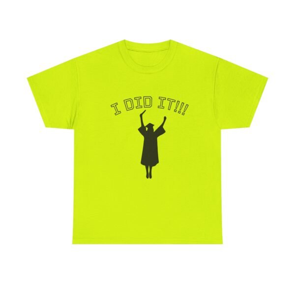 Graduation Celebration Unisex Heavy Cotton Tee, Motivational Tee, Grad Gift, Achievement Shirt, Casual Wear, Graduation Day - Image 30