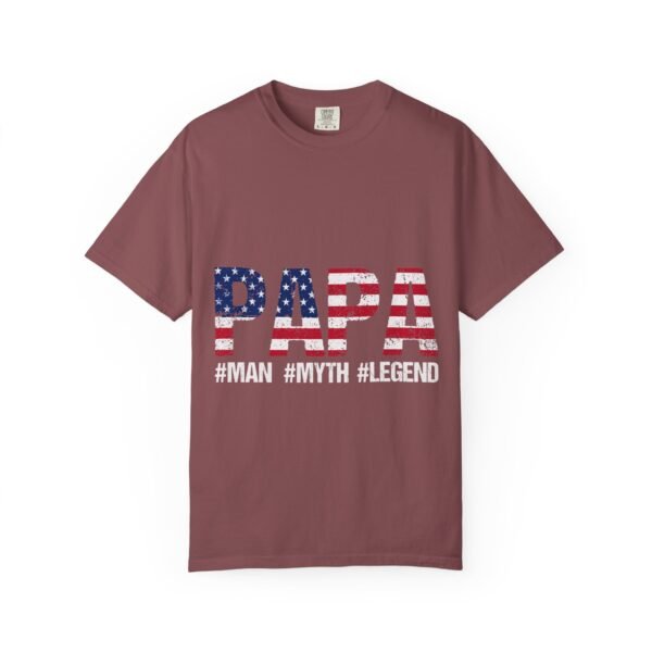 Patriotic Papa T-Shirt, Father's Day Gift, Unisex Tee, Casual Wear, American Flag Shirt, Independence Day Apparel - Image 16