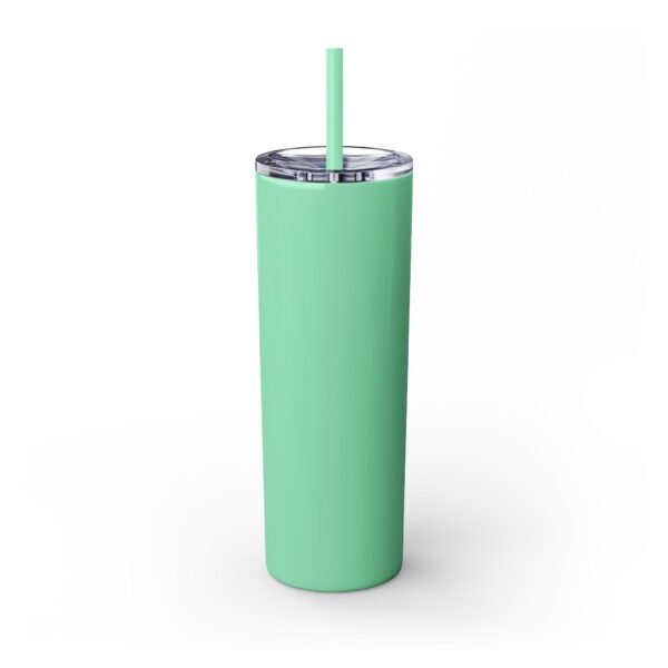 Coffee Lover's Skinny Tumbler | May Coffee Kick In Before Reality | Travel Mug, Gift for Her, Motivational Drinkware, Morning Coffee Cup - Image 21