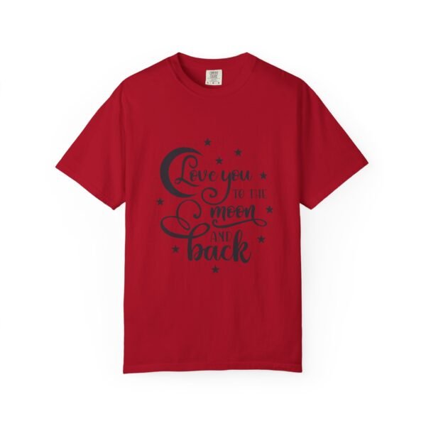 Love You to the Moon and Back Unisex T-Shirt | Cute Gift for Him/Her, Relaxed Fit Tee, Relationship Gift, Gift for Parents, Couple's Shirt - Image 58