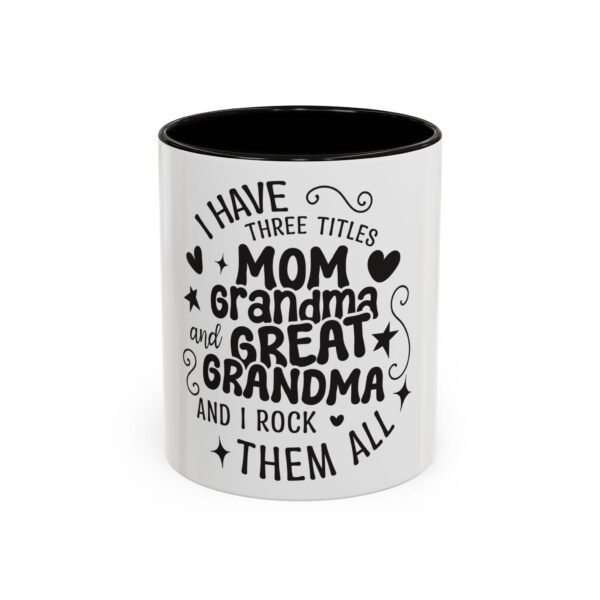 RML Colorful Grandma Mugs | I Have Three Titles | Perfect Gift for Mothers Day, Birthdays, or Just Because | Fun Drinkware - Image 5