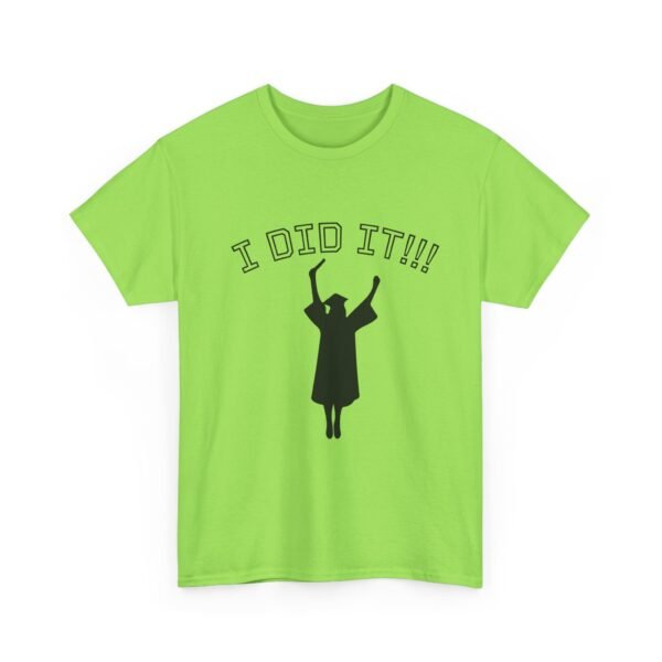 Graduation Celebration Unisex Heavy Cotton Tee, Motivational Tee, Grad Gift, Achievement Shirt, Casual Wear, Graduation Day - Image 36