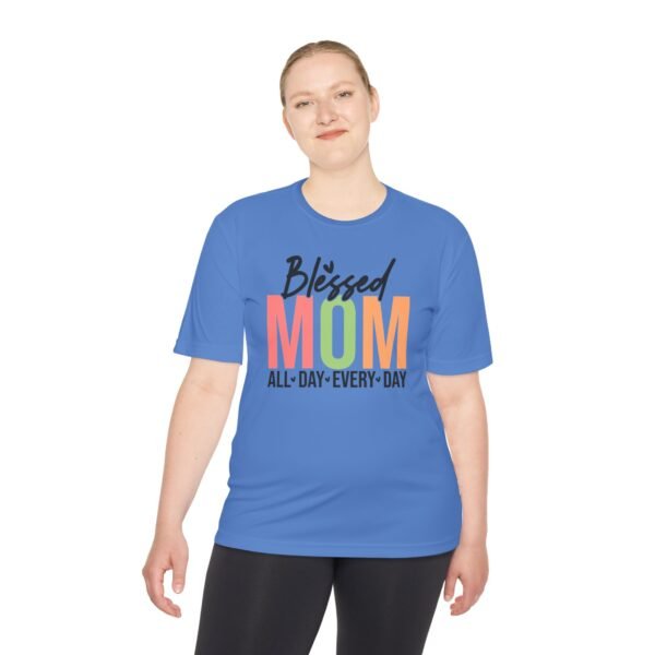 Blessed Mom Unisex Moisture Wicking Tee, Mom Shirt, Fitness Apparel, Mother's Day Gift, Everyday Wear, Active Lifestyle Top - Image 19