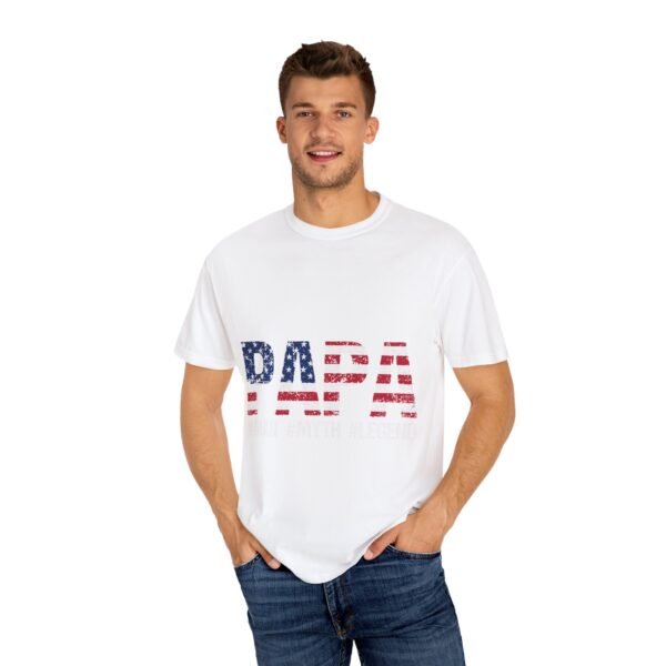Patriotic Papa T-Shirt, Father's Day Gift, Unisex Tee, Casual Wear, American Flag Shirt, Independence Day Apparel - Image 8