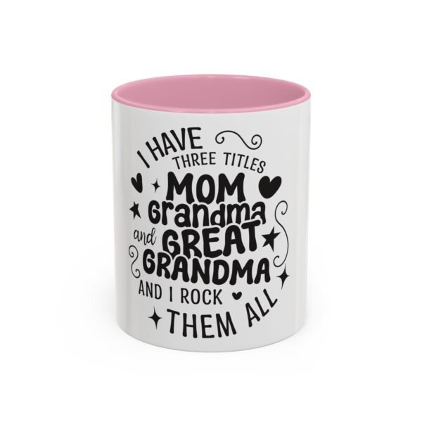 RML Colorful Grandma Mugs | I Have Three Titles | Perfect Gift for Mothers Day, Birthdays, or Just Because | Fun Drinkware - Image 33
