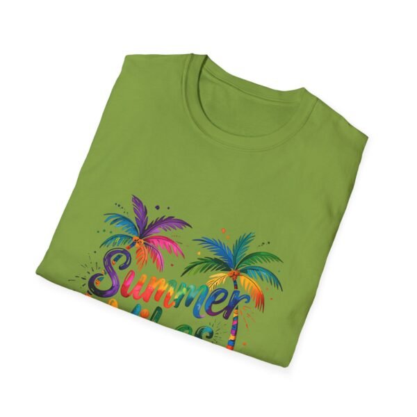 Summer Vibes Unisex Softstyle T-Shirt, Beachwear, Gift for Travelers, Summer Apparel, Tropical T-Shirt, Vacation Tee - Image 3