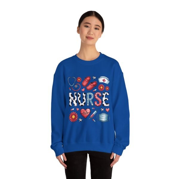 Nurse Sweatshirt, Cozy Crewneck for Healthcare Workers, Great Gift for Nurses, Appreciation Gift, Medical Humor, Comfort Wear - Image 33
