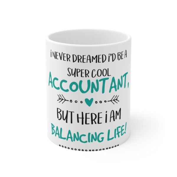 Super Cool Accountant Mug - Perfect Gift for Accountants, Office Humor, Inspirational Coffee Cup, Birthday Gift, Work From Home