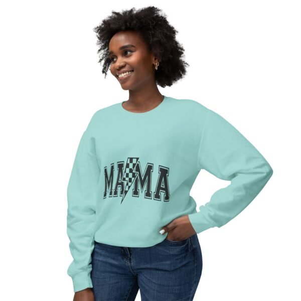 Mama Lightning Bolt Crewneck Sweatshirt - Perfect Gift for Moms, Casual Wear, Family Gatherings, Cozy Outfits, Mother's Day - Image 23