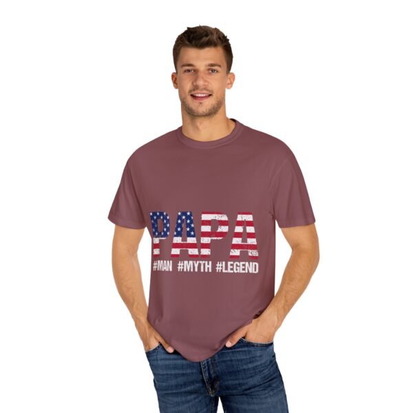 Patriotic Papa T-Shirt, Father's Day Gift, Unisex Tee, Casual Wear, American Flag Shirt, Independence Day Apparel - Image 19