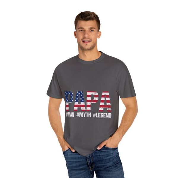 Patriotic Papa T-Shirt, Father's Day Gift, Unisex Tee, Casual Wear, American Flag Shirt, Independence Day Apparel - Image 47