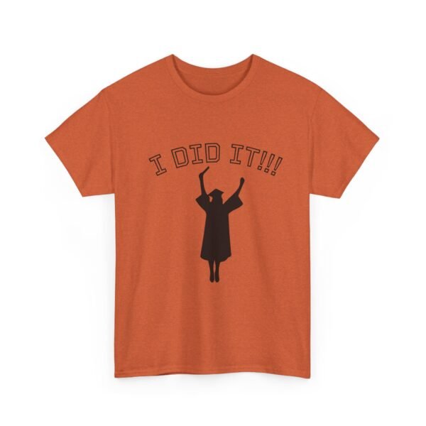 Graduation Celebration Unisex Heavy Cotton Tee, Motivational Tee, Grad Gift, Achievement Shirt, Casual Wear, Graduation Day - Image 12