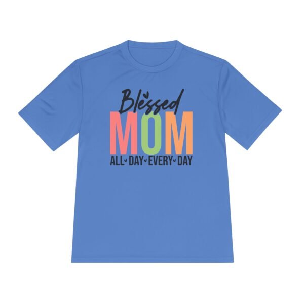 Blessed Mom Unisex Moisture Wicking Tee, Mom Shirt, Fitness Apparel, Mother's Day Gift, Everyday Wear, Active Lifestyle Top - Image 16