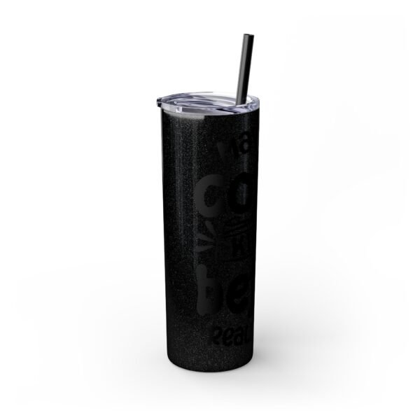 Coffee Kick-In Skinny Tumbler, 20oz | Motivational Drinkware for Daily Boost, Gifts for Coffee Lovers, Travel Mug, Unique Drink [...] - Image 11