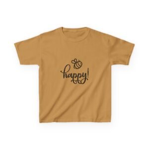 Kids Happy Bee Tee | Cute Kids T-Shirt | Bee-Themed Gift | Birthday Apparel | Summer Outfit | Children’s Clothing | Fun Shirt