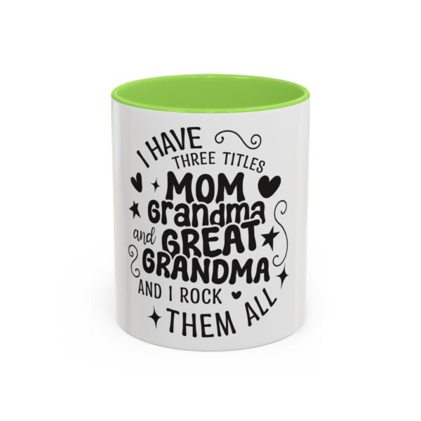 RML Colorful Grandma Mugs | I Have Three Titles | Perfect Gift for Mothers Day, Birthdays, or Just Because | Fun Drinkware - Image 21