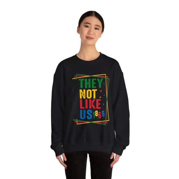 Juneteenth Celebration Crewneck Sweatshirt, Unisex Heavy Blend, Affirmation Apparel, Comfortable Gift, Equality Awareness, Black History - Image 4