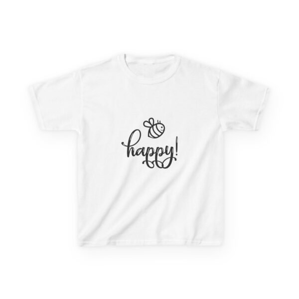 Kids Happy Bee Tee | Cute Kids T-Shirt | Bee-Themed Gift | Birthday Apparel | Summer Outfit | Children's Clothing | Fun Shirt - Image 6
