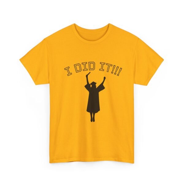 Graduation Celebration Unisex Heavy Cotton Tee, Motivational Tee, Grad Gift, Achievement Shirt, Casual Wear, Graduation Day - Image 20