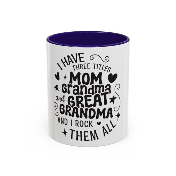 RML Colorful Grandma Mugs | I Have Three Titles | Perfect Gift for Mothers Day, Birthdays, or Just Because | Fun Drinkware - Image 9
