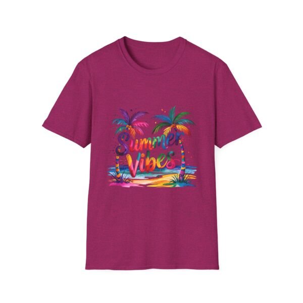 Summer Vibes Unisex Softstyle T-Shirt, Beachwear, Gift for Travelers, Summer Apparel, Tropical T-Shirt, Vacation Tee - Image 19