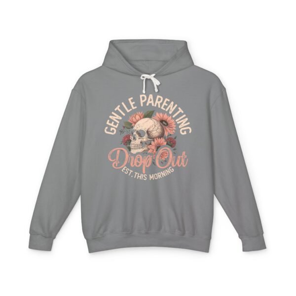 Gentle Parenting Hoodie, Unisex Comfortable Hooded Sweatshirt, Casual Wear, Gift for Moms, Skull Design, Fun and Relaxed Style - Image 4