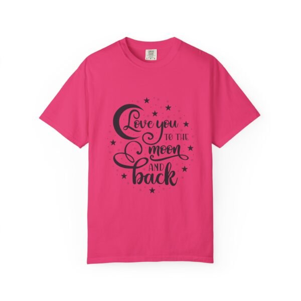 Love You to the Moon and Back Unisex T-Shirt | Cute Gift for Him/Her, Relaxed Fit Tee, Relationship Gift, Gift for Parents, Couple's Shirt - Image 50