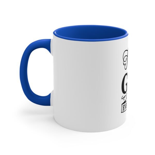 Faith in God Accent Mug - Inspirational Cup for Morning Coffee, Gifts for Believers, Christian Home Decor, Faith-Based Drinkware - Image 2