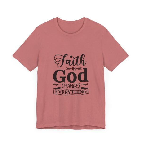 Faith-Inspired Unisex Tee - Motivational Shirt, Religious Apparel, Gift for Believers, Christian T-Shirt, Inspirational Wear - Image 13