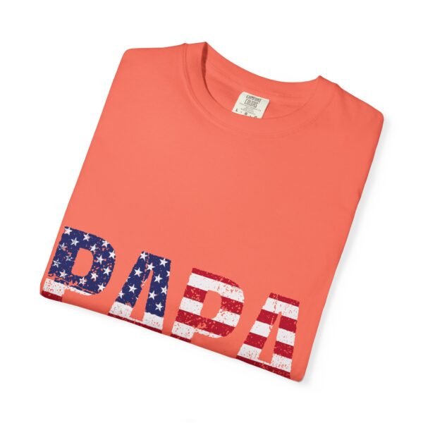 Patriotic Papa T-Shirt, Father's Day Gift, Unisex Tee, Casual Wear, American Flag Shirt, Independence Day Apparel - Image 14