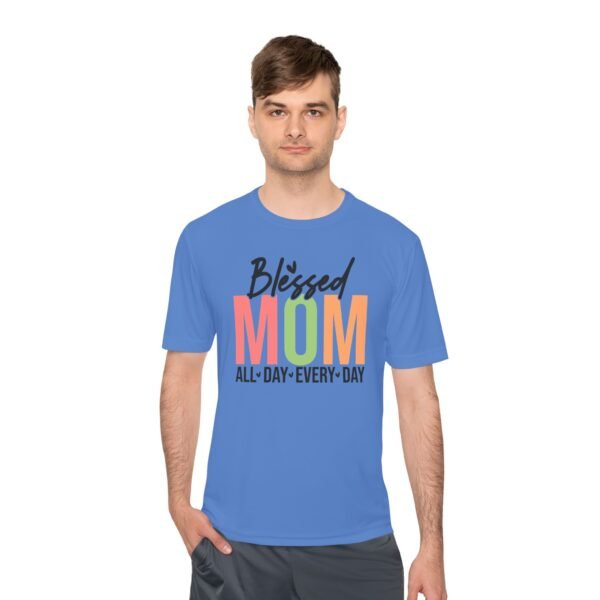 Blessed Mom Unisex Moisture Wicking Tee, Mom Shirt, Fitness Apparel, Mother's Day Gift, Everyday Wear, Active Lifestyle Top - Image 18