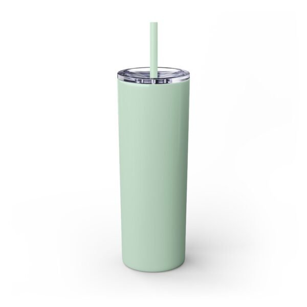 Coffee Lover's Skinny Tumbler | May Coffee Kick In Before Reality | Travel Mug, Gift for Her, Motivational Drinkware, Morning Coffee Cup - Image 17
