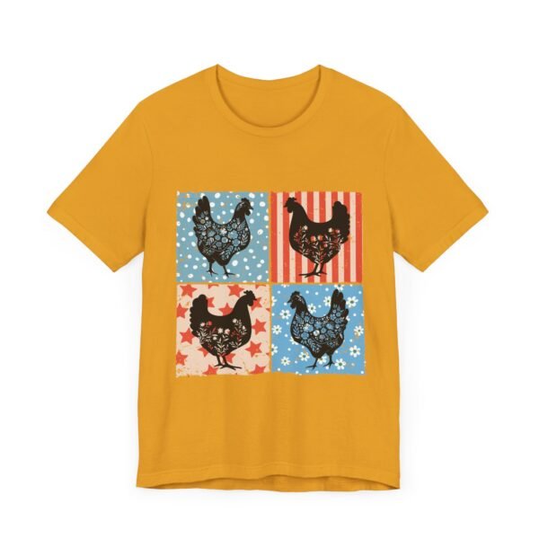 RML Vintage Chicken Art Tee, Rustic Farmhouse Shirt, Unisex Graphic Tee, Country Style Top, Gift for Farm Lovers, Summer Wardrobe - Image 21