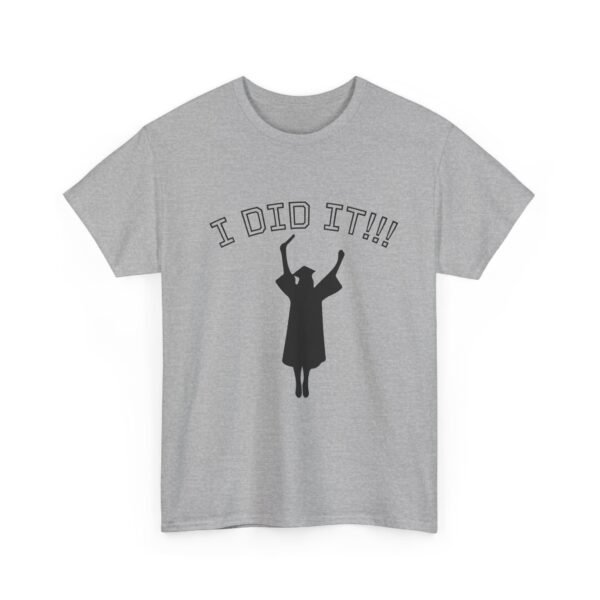 Graduation Celebration Unisex Heavy Cotton Tee, Motivational Tee, Grad Gift, Achievement Shirt, Casual Wear, Graduation Day - Image 16