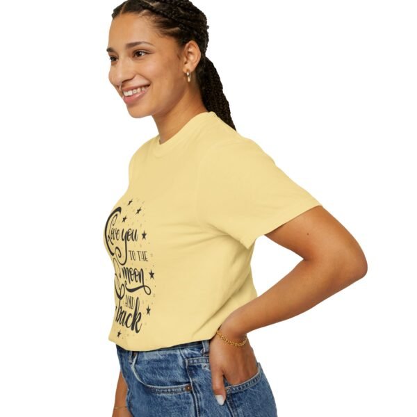 Love You to the Moon and Back Unisex T-Shirt | Cute Gift for Him/Her, Relaxed Fit Tee, Relationship Gift, Gift for Parents, Couple's Shirt - Image 24