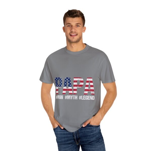 Patriotic Papa T-Shirt, Father's Day Gift, Unisex Tee, Casual Wear, American Flag Shirt, Independence Day Apparel - Image 27