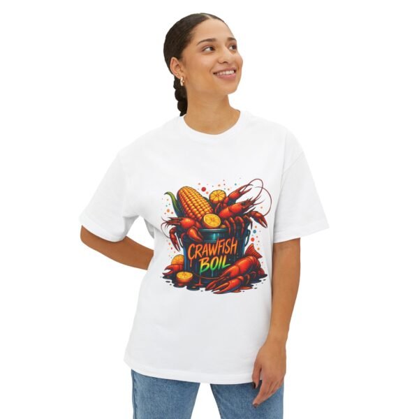 Unisex Oversized Boxy Tee, 100% airlume, ring-spun and combed cotton - Image 5