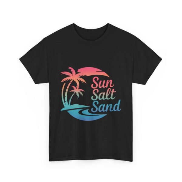 Tropical Beach Tee, Sun Salt Sand T-Shirt, Summer Vibes Shirt, Ocean Lover Apparel, Beach Vacation Clothing, Coastal Gift Idea - Image 13