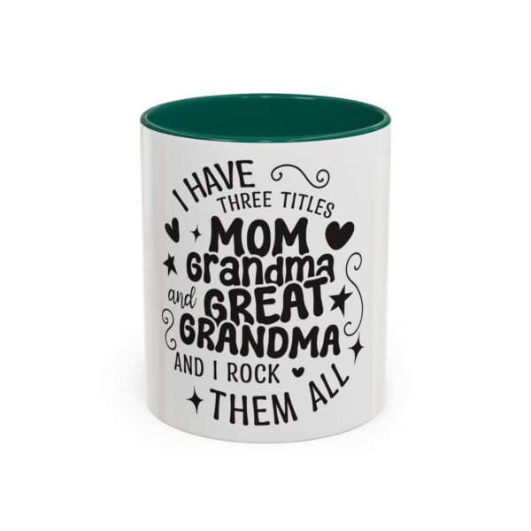 RML Colorful Grandma Mugs | I Have Three Titles | Perfect Gift for Mothers Day, Birthdays, or Just Because | Fun Drinkware - Image 17